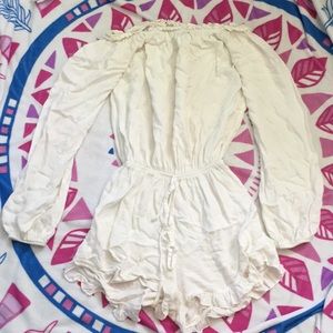 White Brandy Melville Romper